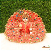 Shaneel Jarkan Stone Work Gajri Laddu Poshak